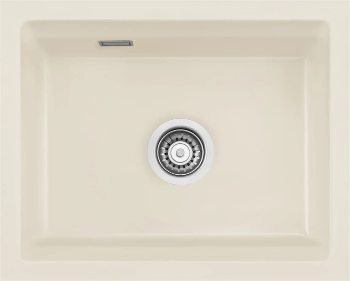 systemceram Kara 50 U Unterbau Becken mittig jasmin