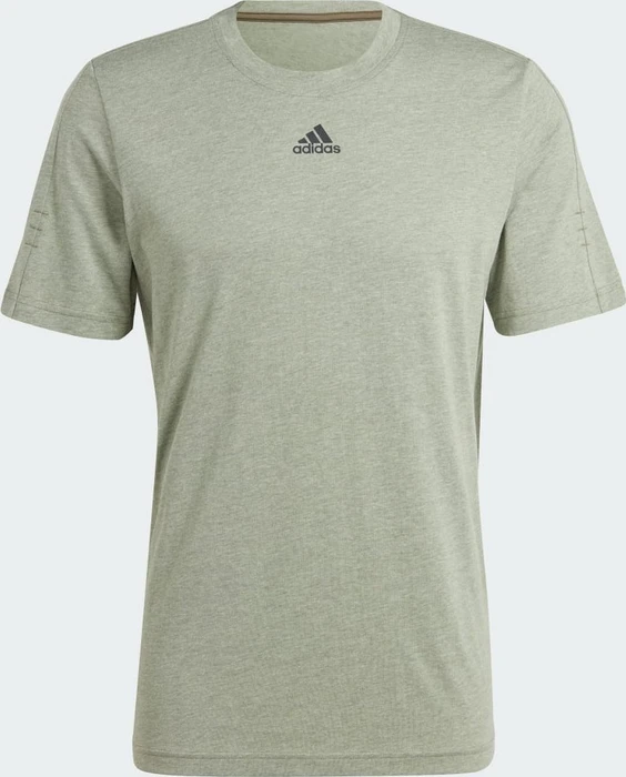 adidas Mélange T-Shirt kurzarm olive strata mel. (Herren)