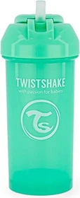 Twistshake Trinkbecher mit Strohhalm, 6+M, 360ml, pastel green