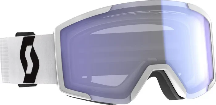 Scott Shield mineral white-black/illuminator blue chrome