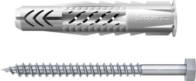 fischer SXR 10x80 SS K (4) Schrauben/Dübel-Sortiment, 4 Stück