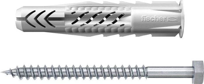 fischer SXR 10x80 SS K (4) Schrauben/Dübel-Sortiment, 4 Stück