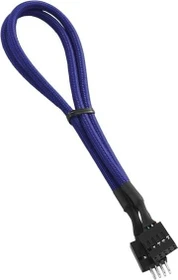 CableMod ModFlex internes 9-Pin USB 2.0 Kabel, blau, ummantelt, 0.3m