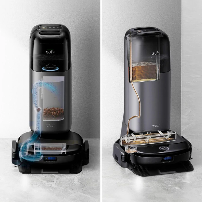 eufy S1 Pro Saug-/Wischroboter schwarz inkl. Absaug-/Reinigungsstation
