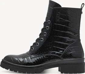 Tamaris Lace Boots Stiefelette black croco (Damen)