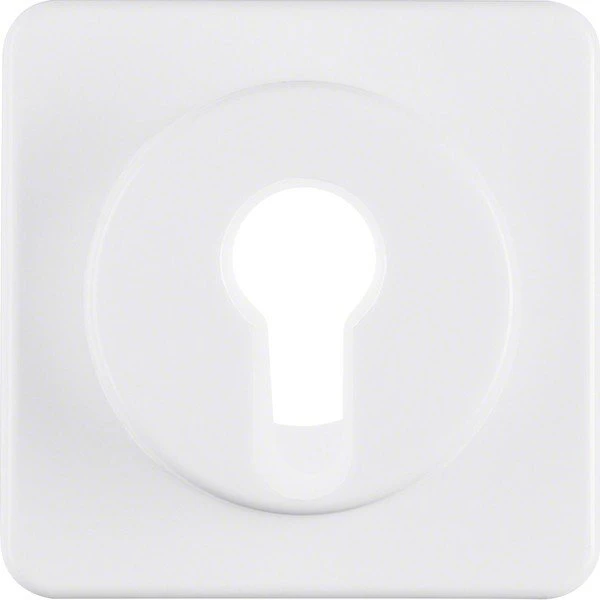 Berker Zentralstück für Schlüsselschalter/-taster IP44, polarweiß