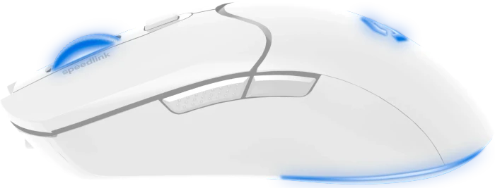 Speedlink Velox Rechargeable Wireless RGB Gaming Mouse weiß, USB