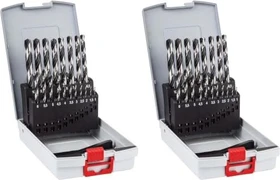 Bosch Professional HSS PointTeQ Spiralbohrer-Sortiment inkl. Werkzeugbox, 19-tlg.