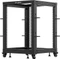 Lanberg Open Rack Series 19" Open Frame Rack 15HE, 4-Pfosten, mit Rollen, Flat Pack, tiefenverstellbar, 576-1033mm, RAL 9004, 657mm tief Vorschaubild