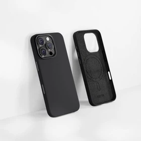 Epico Silicone Pro Mag+ Case für Apple iPhone 16 Pro Max schwarz