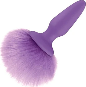 NS Novelties Bunny Tails Plug mit Schwanz purple