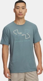 Under Armour Foundation Funktionsshirt kurzarm jasper blue/khaki base/serpentine (Herren)