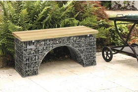Bellissa Gabionen-Gartenbank ARCO