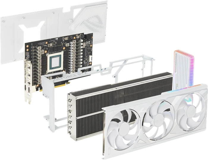 ASUS ROG Strix GeForce RTX 4090, ROG-STRIX-RTX4090-24G-WHITE, 24GB GDDR6X, 2x HDMI, 3x DP