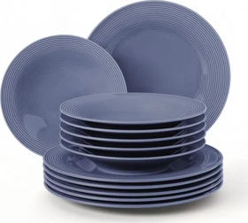 Seltmann Weiden Beat Color Glaze Tafelservice fliederblau, 12-tlg.