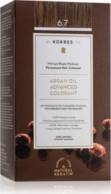 Korres Argan Oil Permanent Hair Colorant Haarfarbe 6.7 cocoa