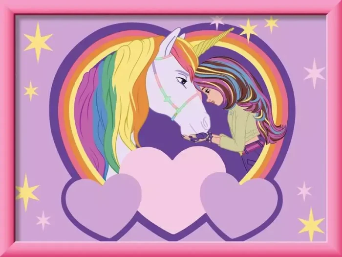 Ravensburger Malen nach Zahlen CreArt Unicorn Academy Sophia & Wildstar