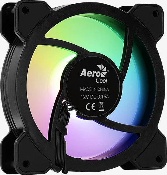 AeroCool Mirage 12 ARGB Pro, LED-Steuerung, Fernbedienung, 120mm, 3er-Pack