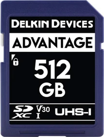 Delkin Advantage 633X R90/W90 512GB, UHS-I U3, Class 10