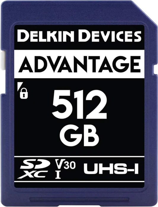 Delkin Advantage 633X R90/W90 512GB, UHS-I U3, Class 10