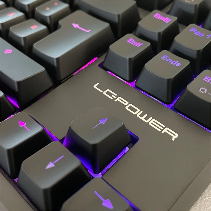 LC-Power LC-KEY-MECH-2-RGB-C-W, Gateron RED, USB/Bluetooth, DE
