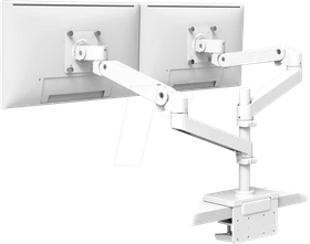 Ergotron LX Pro Dual Monitor Arm, hohe Säule weiß