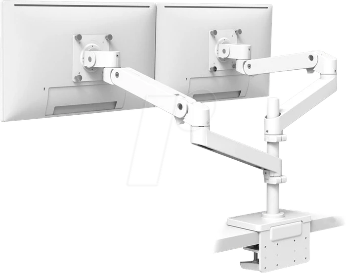 Ergotron LX Pro Dual Monitor Arm, hohe Säule weiß