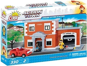 Cobi Action Town Engine 13 Fire Station
