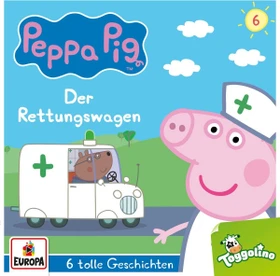 Peppa Pig CD 6 - Der Rettungswagen (und 5 weitere Geschichten)