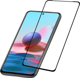Cellularline Impact Glass Capsule für Xiaomi Redmi Note 10 5G schwarz