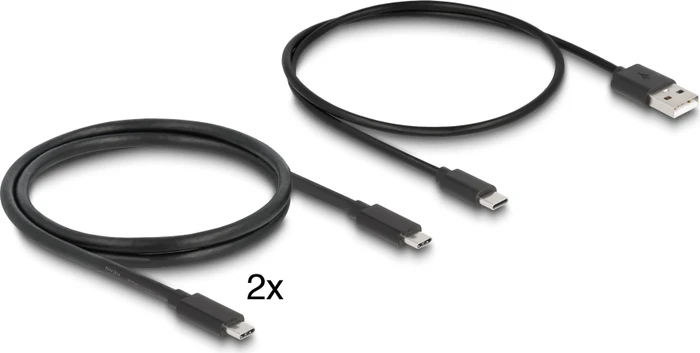 DeLOCK 2-fach USB-C KVM-Switch, anthrazit