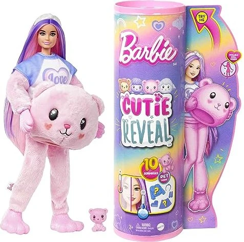 Mattel Barbie - Cutie Reveal - Teddybär (verschiedene Ausführungen)