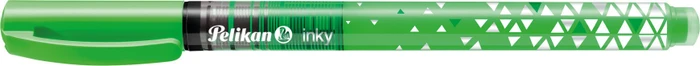 Pelikan inky Neon Tintenroller (Mine) grün, Rechtshänder, Faltschachtel