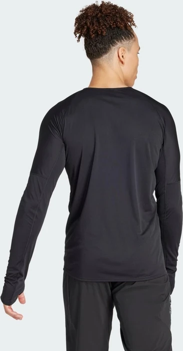 adidas Adizero Running Laufshirt langarm black/grey six (Herren)