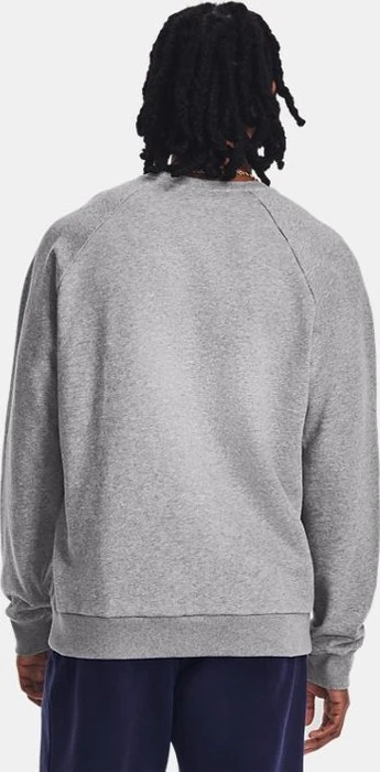Under Armour Rival Fleece Crew Sweatshirt castlerock light heather/white (Herren)
