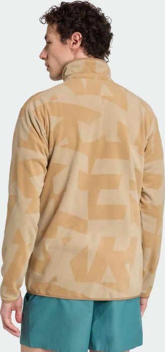 adidas Terrex Multi Printed Fleece Jacke cardboard/blanch cargo (Herren)
