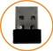 Media-Tech Trico wireless schwarz, USB Vorschaubild