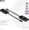 Club 3D Mini DisplayPort 1.4/HDMI 2.1 Adapterkabel schwarz, 0.2m Vorschaubild