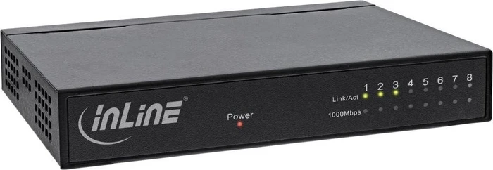 InLine Desktop Gigabit Switch, 8x RJ-45
