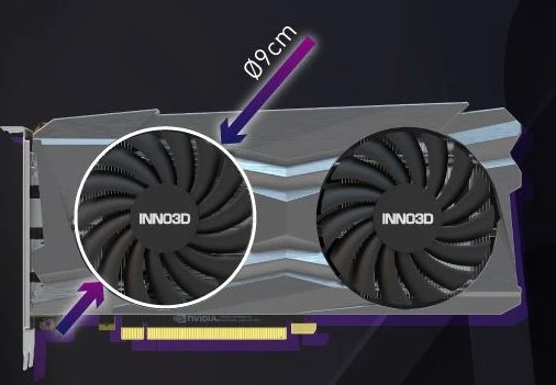 INNO3D GeForce RTX 2060 12GB Twin X2 OC, 12GB GDDR6, HDMI, 3x DP