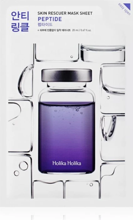 Holika Holika Skin Rescuer Sheet Mask Peptide, 20ml