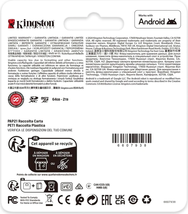 Kingston Canvas Go! Plus Gen4 R200 64GB Kit, UHS-I U3, A2, Class 10