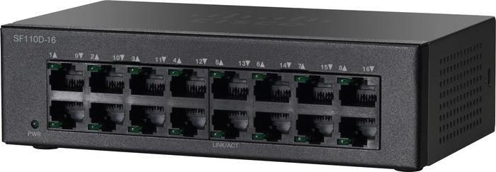 Cisco SF110 Desktop Switch, 16x RJ-45