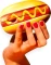 Mustard Hot Dog Mouse Compact Wireless Mouse, USB Vorschaubild