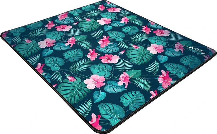 Cherry Xtrfy GP1 Grayhound Tropical Edition Mauspad grün/rosa, groß