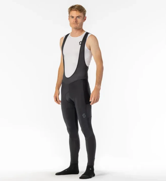 Scott Gravel Warm +++ Tights Bib Fahrradhose lang schwarz (Herren)