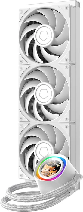 ID-Cooling FX360 LCD PE White, weiß