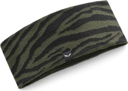 Salewa Sella Merino Crevasse Stirnband dark olive