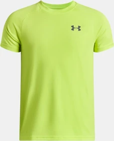 Under Armour Tech 2.0 Funktionsshirt kurzarm green citrine/castlerock (Junior)
