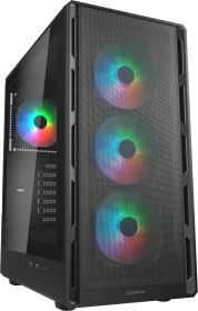 Cougar Airface Pure RGB, schwarz, Glasfenster